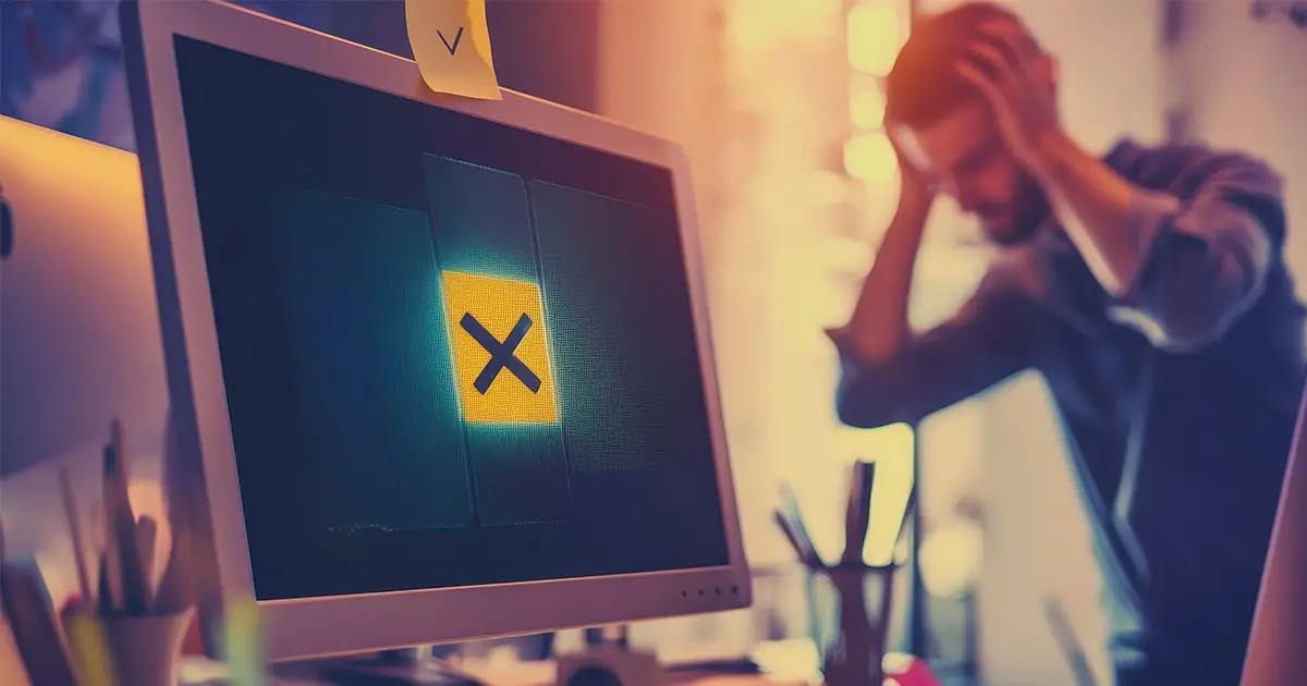 Grafika 5 błędów, które obniżają skuteczność Twojej strony internetowej